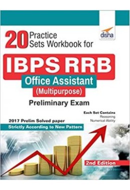 20 Practice Sets Workbook for IBPS-CWE RRB Office Assistant (Multipurpose) Preliminary Exam